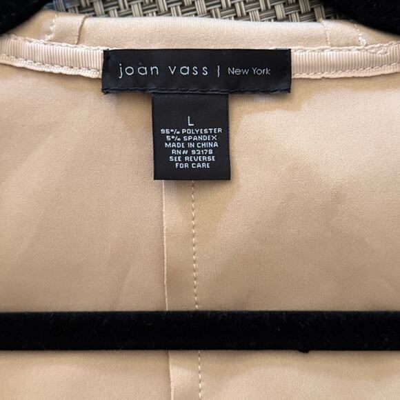JOAN VASS Faux Suede BeltedTrench Jacket with Hood Beige Preppy Light Academia - Picture 3 of 5